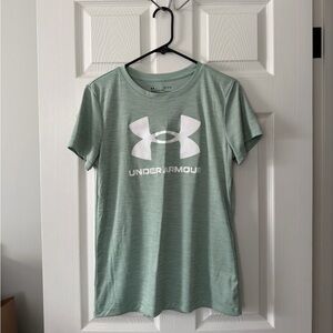 Under Armour Women's Mint Green Logo Tee
